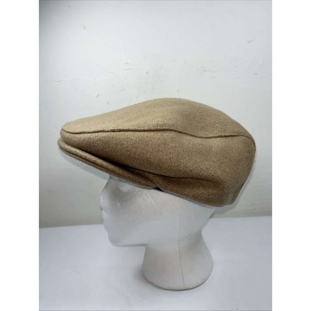 Vintage Stanford Newsboy Cap Wool Nylon Hat One Size Made USA Retro Old Money